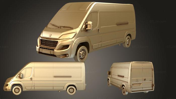 Vehicles (Peugeot Boxer 2020, CARS_3014) 3D models for cnc